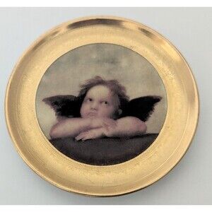 BAVARIA INCISIONE ORO angel plate